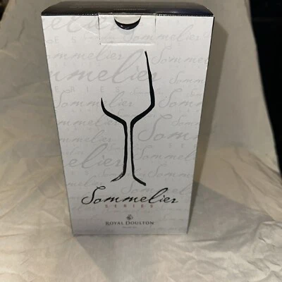 Flauta de cristal champán Royal Doulton The Wine Cellar Collection 190 ml juego de 4 Foto 1 de 4