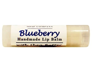 Bálsamo labial hecho a mano de arándanos hecho con manteca de karité - Imagen 1 de 4