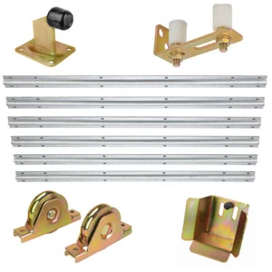 Tor Schiene Schiebetor Set Bodengeführt zum Aufschrauben inkl. 6 Schienen  KS380 - Bild 1 von 11