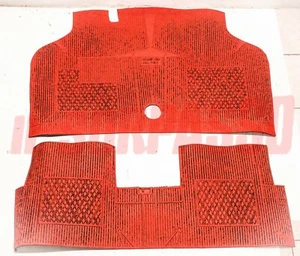 SOPRA TAPPETI IN GOMMA INTERNI ROSSI FIAT PANDA 30 45 4x4 - Picture 1 of 2