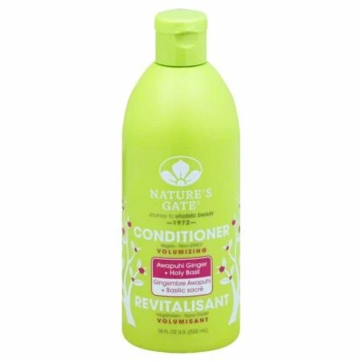 Nuevo Acondicionador Nature’s Gate para Cabello Graso Awapuhi Jengibre + Albahaca Sagrada 18 Fl Oz Foto 1 de 4