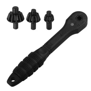 For Drill Chuck Key Wrench Ratchet Spanner Compatible-with Multiple Sizes GTR9 - Picture 1 of 15