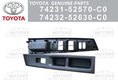 TOYOTA Genuino VITZ 2010-2014 Apoyabrazos Delantero Panel Superior Borde LH RH Set Japón Nuevo Foto 1 de 4