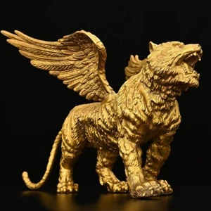 Bronze Copper Statue Hand Carved Flying Tiger 80299 - Picture 1 of 5