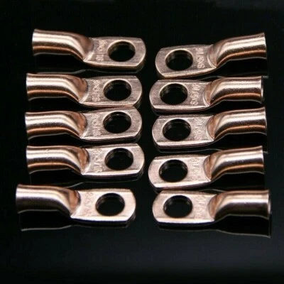 30PCS Electrical Wire Copper Crimp Terminals Bare Cable Lug Ring Connectors Kit - Image 1 of 4