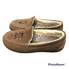 Acorn Slipper Women Size 11  Loafer Flat Shoes Coral Beaded Moc Toe Slip On Mint