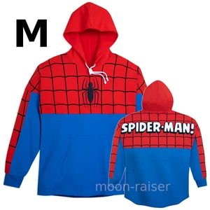 Disney Parks Spider-Man Spirit Jersey Pullover Hoodie Adult MEDIUM - Picture 1 of 4