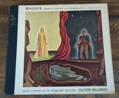 Wagner Tannhauser Overture 12" 78 rpm Binder Set Victor DM-530 Leopold Stokowski - Image 1 of 4