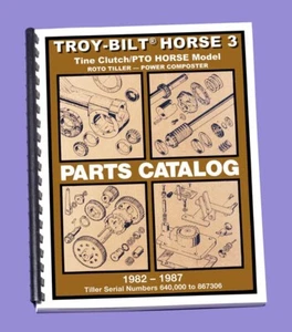 TROY-BILT PTO 1988 HORSE 3 - Parts Manual - 30 pages of must have info! - Picture 1 of 1