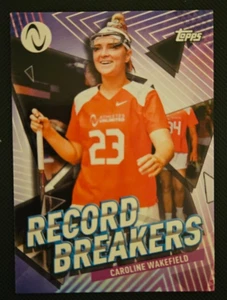 2022 Topps Athletes Unlimited Record Breakers #RB-14 Caroline Wakefield! - Picture 1 of 2