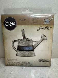 Sizzix Bigz Die Flower Plant Watering Can  #660235 Big Shot Tim Holtz Gardening - Picture 1 of 7