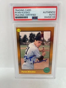 Ryan Klesko PSA/DNA Certified Authentic Auto 1989 Little Sun Card # 20 Slabbed - Picture 1 of 5