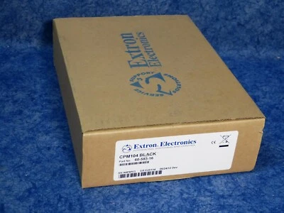 NEW Extron CPM104 Black / 60-583-16 / Four-Gang MAAP Mounting Frame (C2) - Image 1 of 3