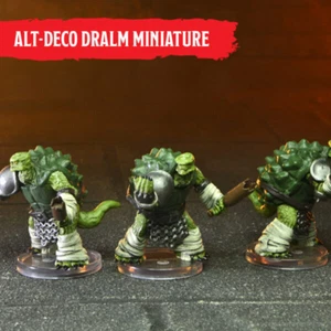 D&D Onslaught Dralm - Sellsword Tortle Fighter Exclusive Promo Figur Miniatur - Bild 1 von 1