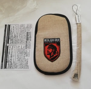 SONY PSP Playstation Portable Metal Gear Solid Portable Ops Canvas Case Pouch - Picture 1 of 6
