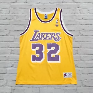 Vintage 90s Los Angeles Lakers Magic Johnson Jersey by Champion Size 44 - Picture 1 of 10