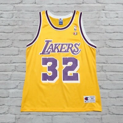Camiseta Magic Johnson de Colección Años 90 de Los Angeles Lakers por Campeón Talla 44 Foto 1 de 4