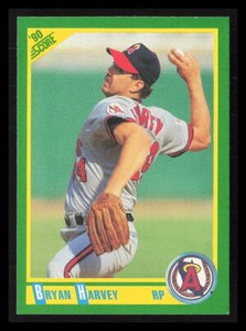 Bryan Harvey 1990 Score #8  California Angels