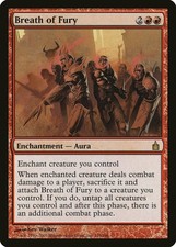 Breath of Fury Ravnica: City of Guilds NM Red Rare MAGIC MTG CARD ABUGames
