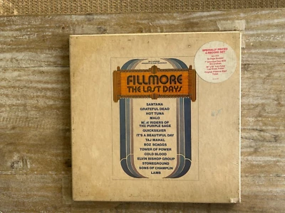 Fillmore The last Days 3 lp's Box Set Booklet  Z3X 31390 Vintag lp vinyl records Foto 1 de 3