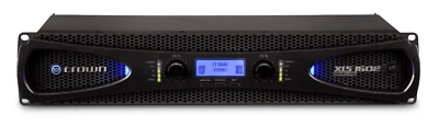 Crown Audio XLS 1502 Two-Channel, 525 Watts @ 4-Ohms Stereo Power Amplifier MINT - Image 1 of 3
