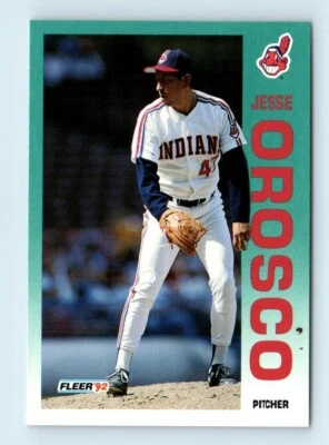 1992 Fleer Jesse Orosco Cleveland Indians #121 - Image 1 of 2