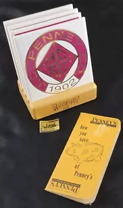 Posavasos de bebidas JcPenney vintage solo para empleados corporativos publicidad y catálogo - Imagen 1 de 18