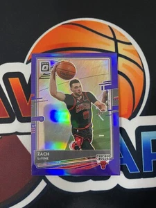 2020-21 Donruss Optic Basketball Zach Lavine Purple Prizm #116 Chicago Bulls - Bild 1 von 2