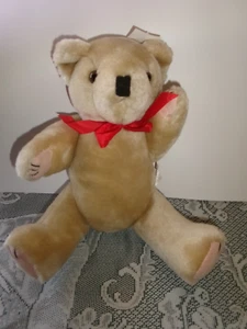 12 INCH JOINTED BROWNISH PLUSH BEAR FOR CRAFTS NWT - Picture 1 of 2