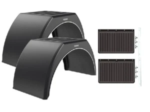 2x15"-16" Błotnik do opon bliźniaczych DOMAR z chlapaczem na błotniki - Zdjęcie 1 z 6