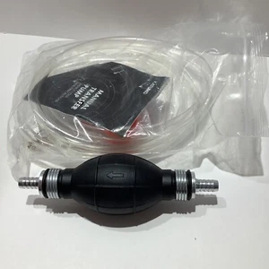 6FT Manual Hand Siphon Syphon Transfer Hose Pump-Fluid Liquid Water Gas, New - Picture 1 of 3