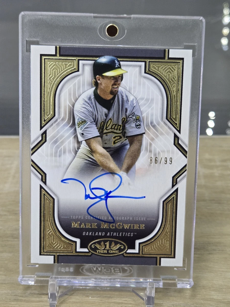 Topps Mark McGwire Baseball Serial Numbered Sports Trading Cards