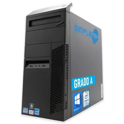 LENOVO M91p i5 16GB RAM SSD 240GB WINDOWS 10 PRO ORIGINALE RS232 TOWER PC FISSO - Imagen 1 de 4