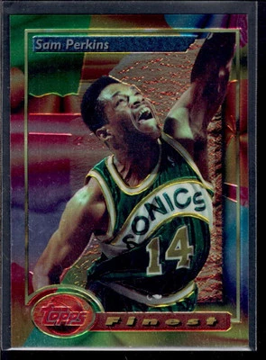 1993 Finest #186 Sam Perkins  NM/NM+ X3227516 - Image 1 of 3