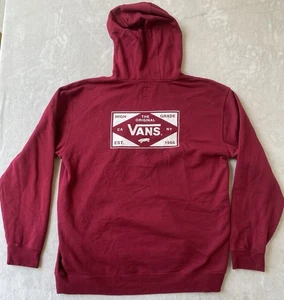 Vans Pullover Herren XXL weinrot Pulli Hoodie Outdoor Skateboarding hochwertig - Bild 1 von 8