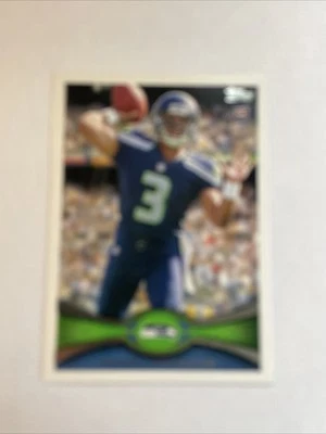 2012 Topps - SP Image Variation Field in Background #165 Russell Wilson (RC)  - Imagem 1 de 4