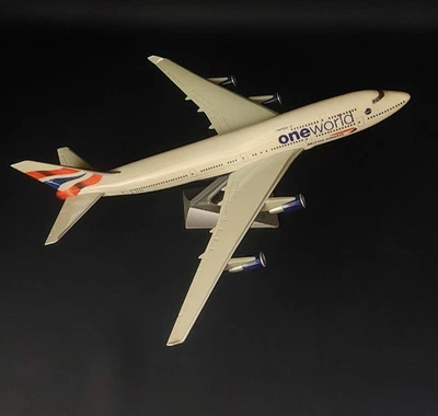SOCATEC MODELS  PARIS BRITISH AIRWAYS AEREO BOEING 747-400 scala 1:200 - Immagine 1 di 4