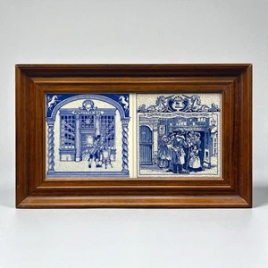 Azulejos de boticario Delftware enmarcados de colección  - Imagen 1 de 9