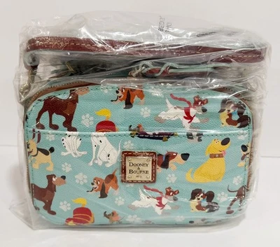 2017 Disney Dooney & Bourke Azul CÃES Bolsa de Ombro Ambler Bolsa Transversal - NOVA - Imagem 1 de 4
