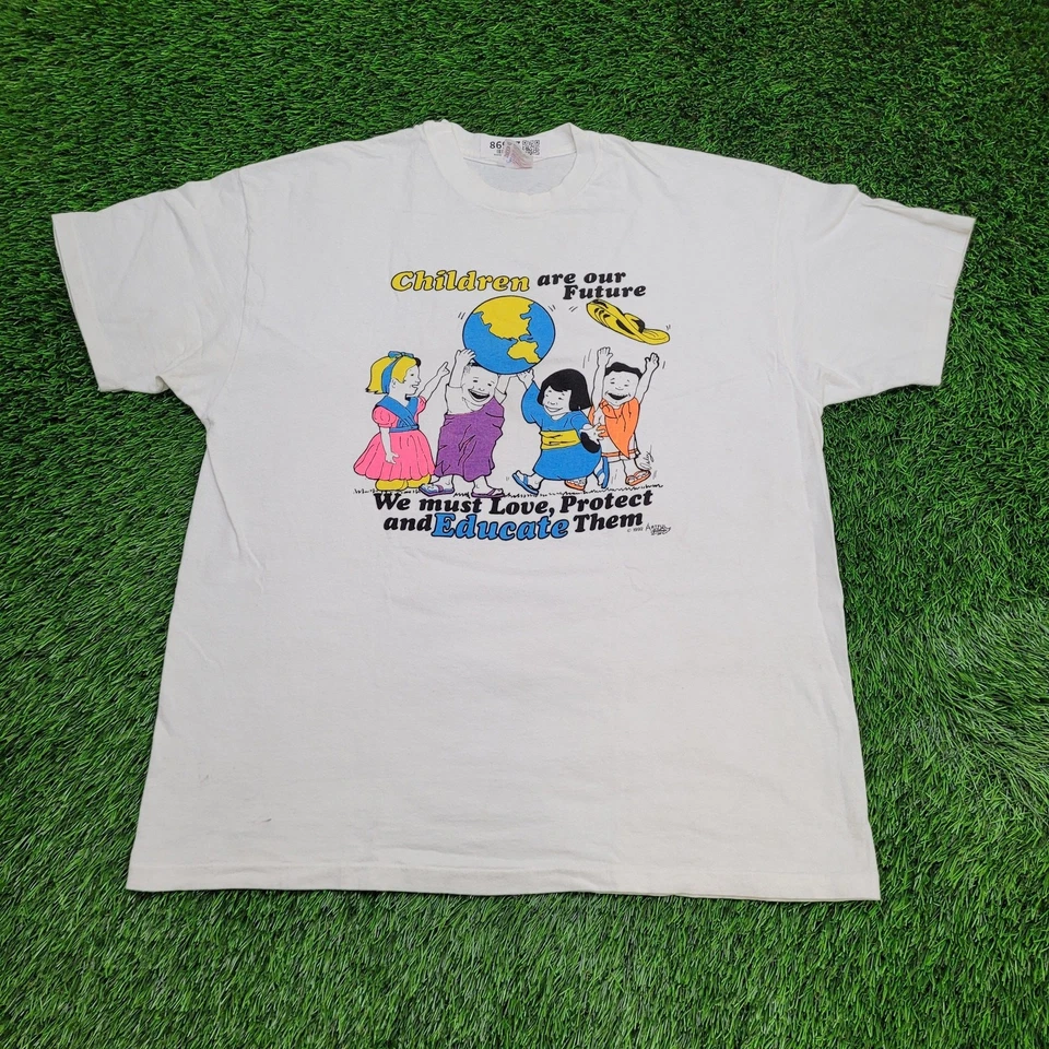 Camisa Hanes Vintage 1992 Mujer 2XL 24x30 Blanca Niños EE. UU. Foto 1 de 4