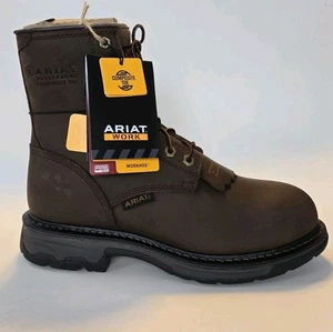 Ariat SINGLE SHOE Replacement Amputee RIGHT BOOT ONLY Men's sz 7.5 Brown Leather - Picture 1 of 6