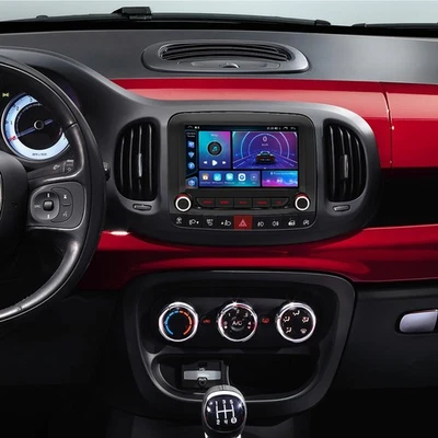 7" Car Radio Player for Fiat 500L 2013-2019 Android GPS WiFi Navigation Carplay - Image 1 of 4