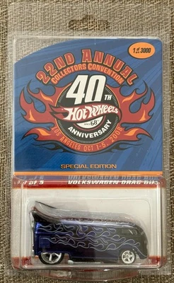 2008 Hot Wheels 22nd Annual Collectors Convention ,Volkswagen Drag Bus 1 of 3000 - Image 1 of 4