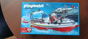 Playmobil 4823 Rettungsfeuerwehrboot mit Trailer - BRANDNEU und VERSIEGELT - Bild 1 von 2