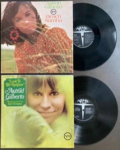 2 Stück Astrud Gilberto Vinyl LP's - Beach Samba V8708, Look To The Rainbow V8643 - Bild 1 von 24