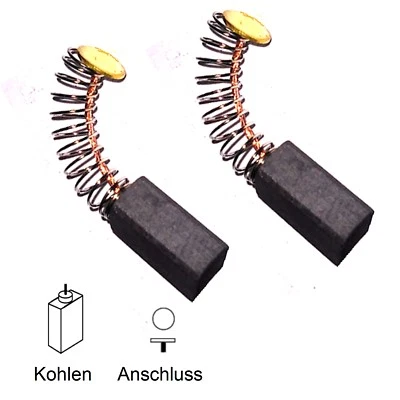 ULFATEC Spazzole di carbone per trapano a percussione Einhell BM-G500E, SMJ500E, YPL502 (ME-92F104)