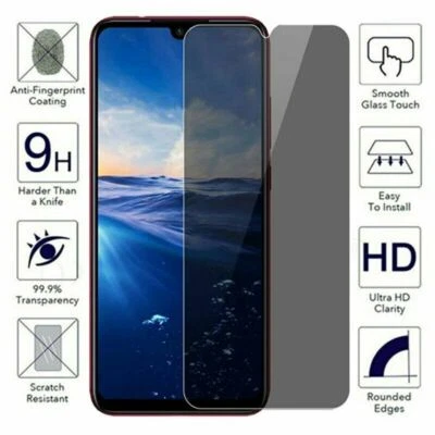 2xPara Xiaomi Redmi Note 10 Pro 9S 8T 8A 7A K20 K30 Pantalla Privacidad Cristal Templado Foto 1 de 4