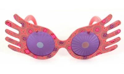 Harry Potter Luna Lovegood Spectrespecs Costume Glasses Spectra Adult Child Kids - Image 1 of 4