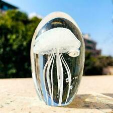 Resin Jellyfish   Crystal  Glass Jellyfish Paperweight Jellyfish Cre INV*