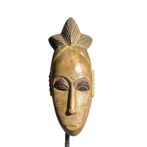 Maschera africana Baule legno maschera tribale decorazione parete da appendere a parete-842 - Foto 1 di 24